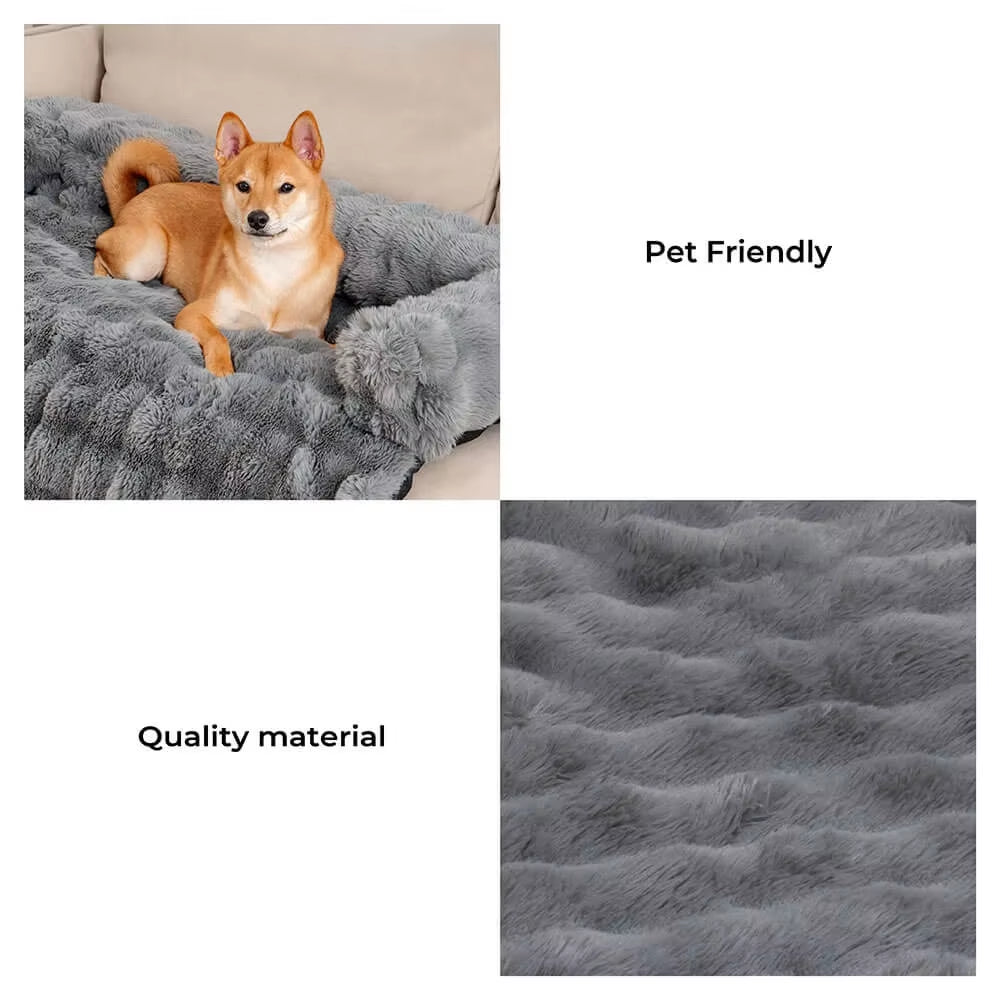 Plush Dog Bed & Couch Protector – The Ultimate Cozy Haven for Your Pup