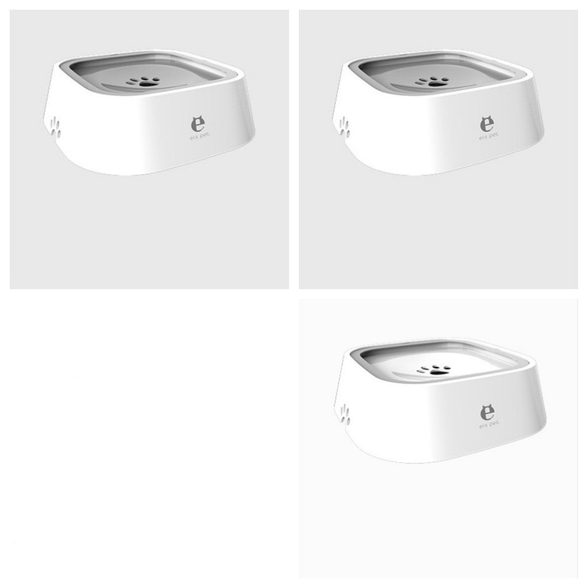 1.5L Cat Dog Water Bowl Carried Floating Bowl Anti-Overflow Slow Water Feeder Dispenser Pet Fountain ABS&PP Dog Supplies